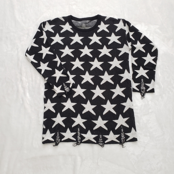 Distressed Nightsky Sweater - Picture 4 of 7